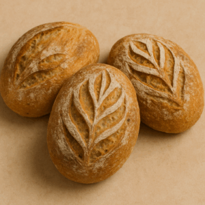 Organic Crusty Swedish Sourdough Rolls